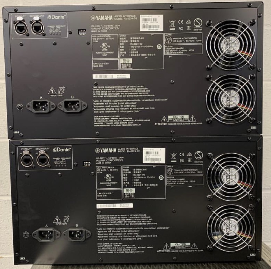 Yamaha Rio 3224-D2 Dante stage box for sale