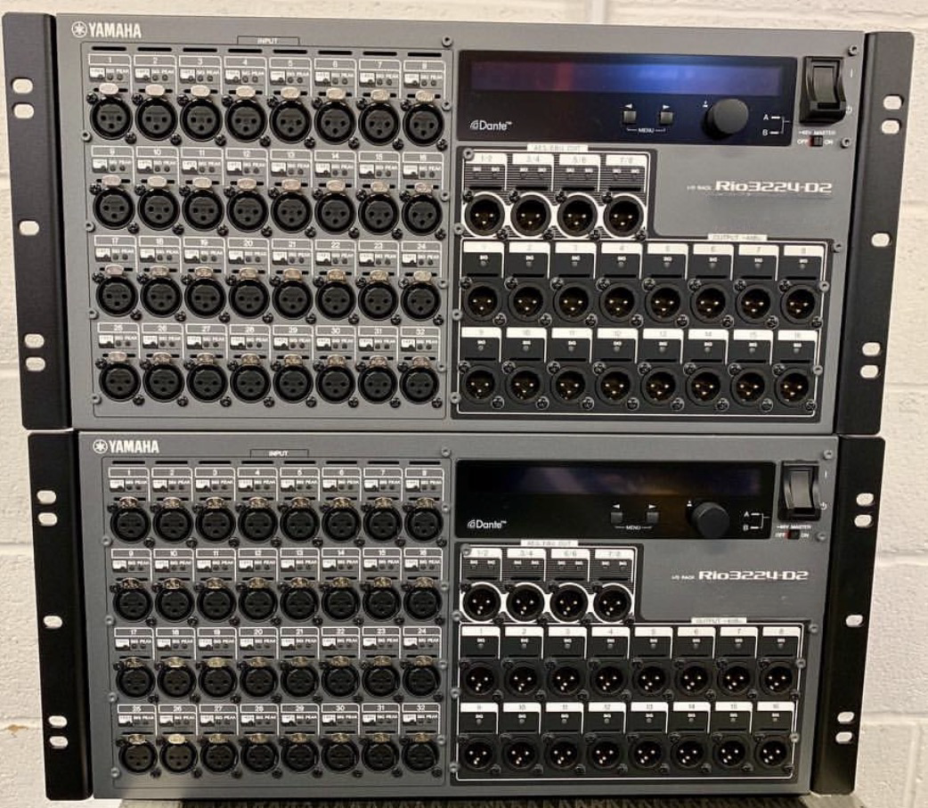 Yamaha Rio 3224-D2 Dante stage box for sale